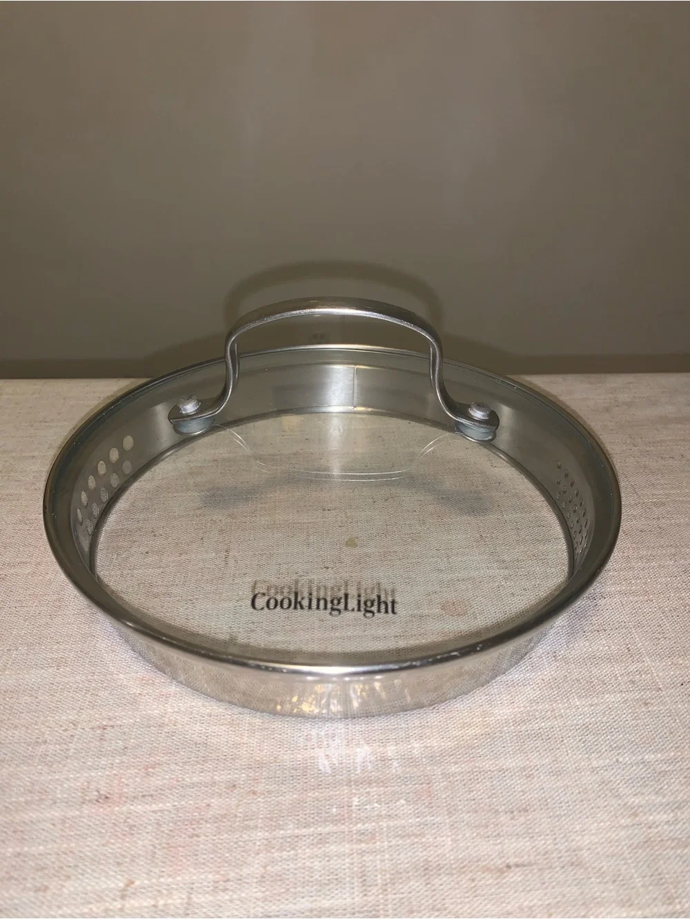 Cooking Light Classic Cooking Pot with Glass Lid - Silver